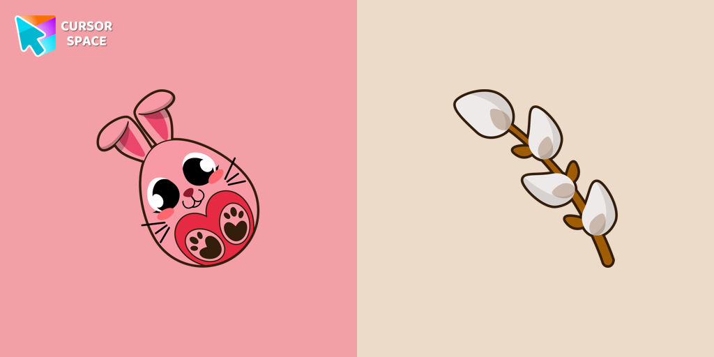 Custom Cursor Easter Egg Bunny For Chrome