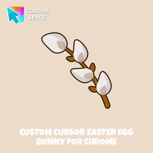 Custom Cursor Easter Egg Bunny For Chrome